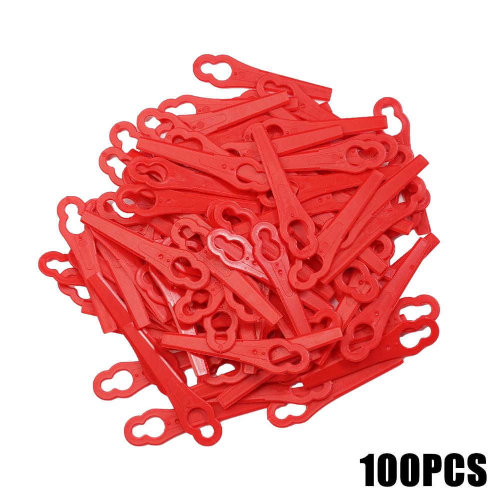 100pcs Plastic Cutter Blades F – Gardening Tools Grass Cutter Bewertung und Preis