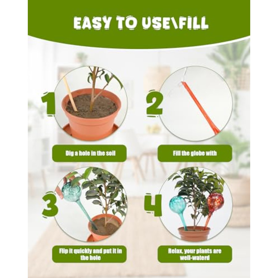 Iridescent Self Watering Globe – Self-Watering Planter Bewertung und Preis