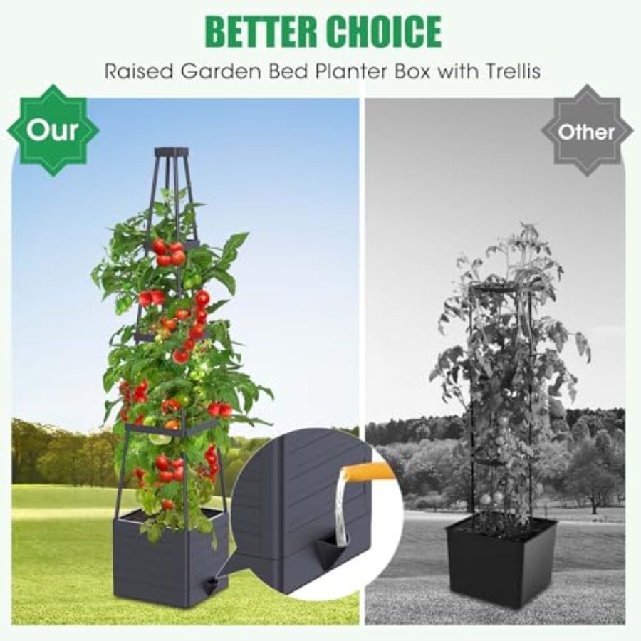 Outdoor indoor 4-pack raised g – Self-Watering Planter Bewertung und Preis