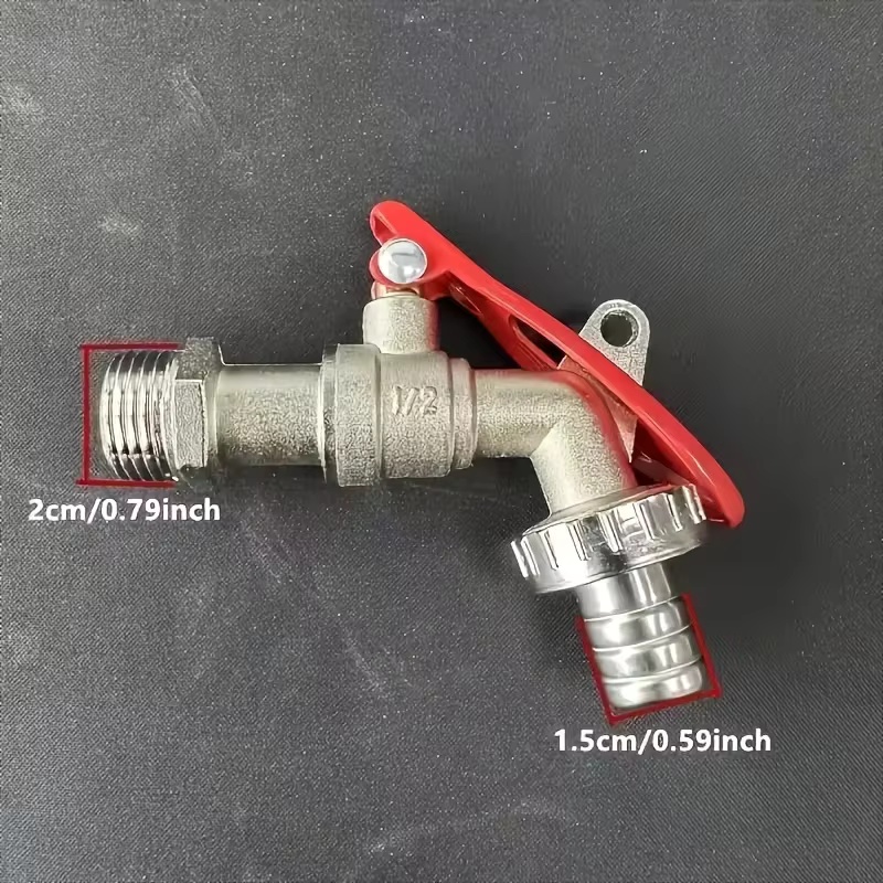 1Pc 1/2 Inch Zinc Alloy Faucet – Gardening Tools And Equipment Bewertung und Preis