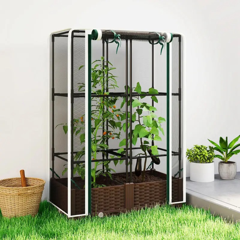 Raised Garden Bed with Trellis – Self-Watering Planter Bewertung und Preis