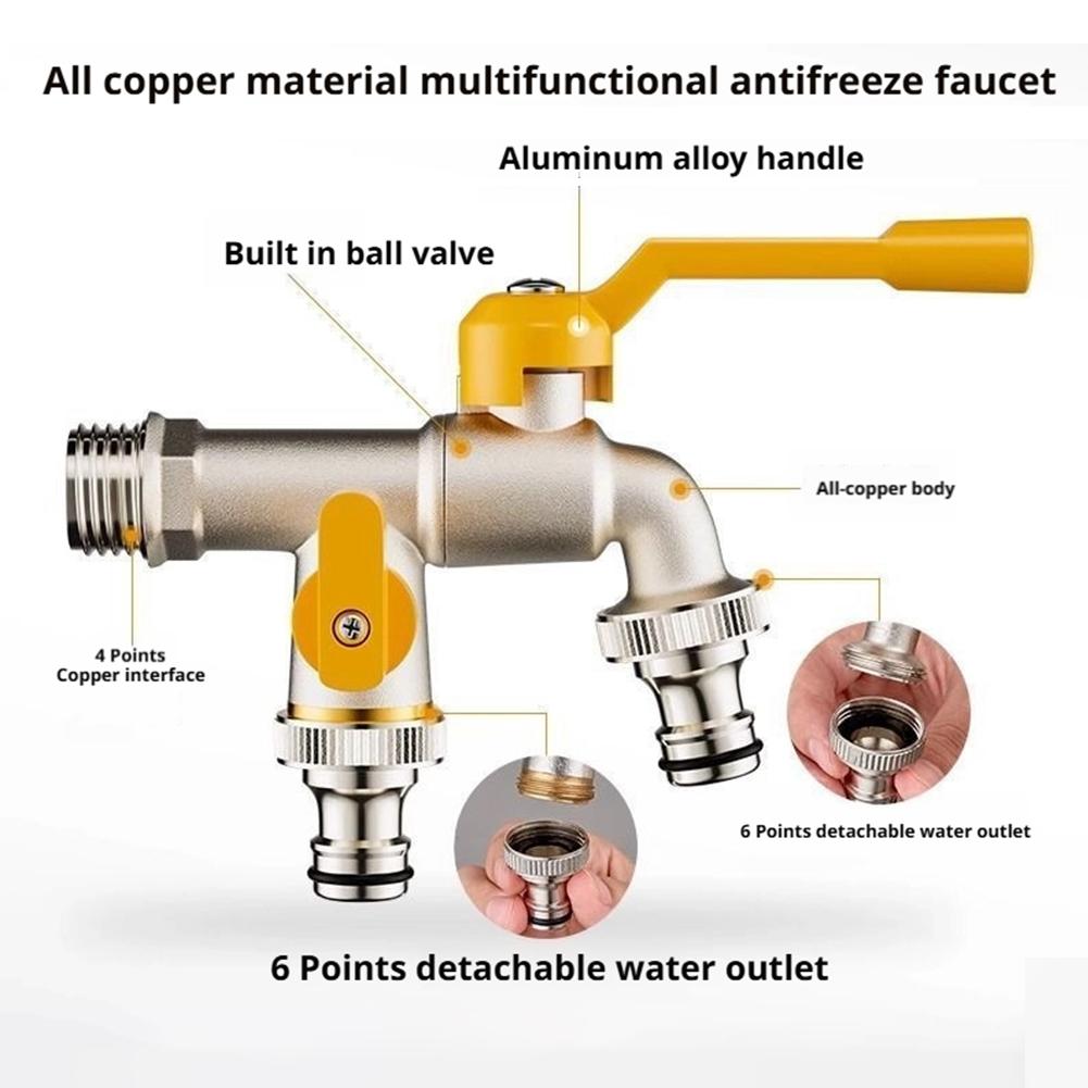 Outdoor Double Water Tap Fauce – Gardening Tools And Equipment Bewertung und Preis