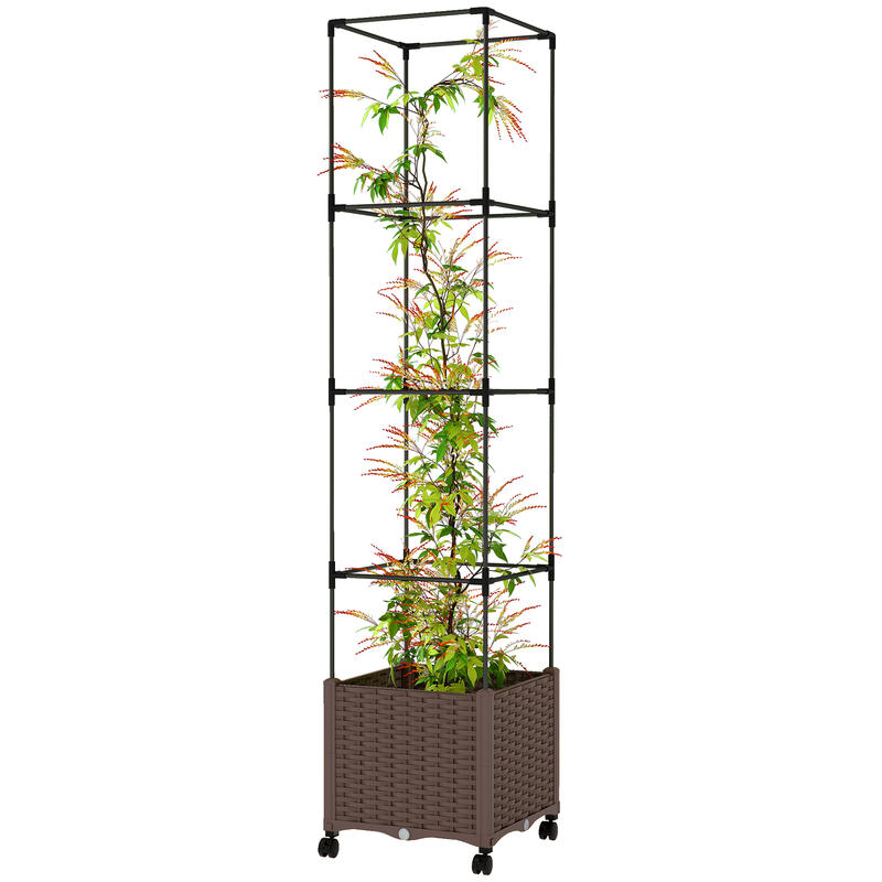 Raised Garden Bed with Trellis – Self-Watering Planter Bewertung und Preis