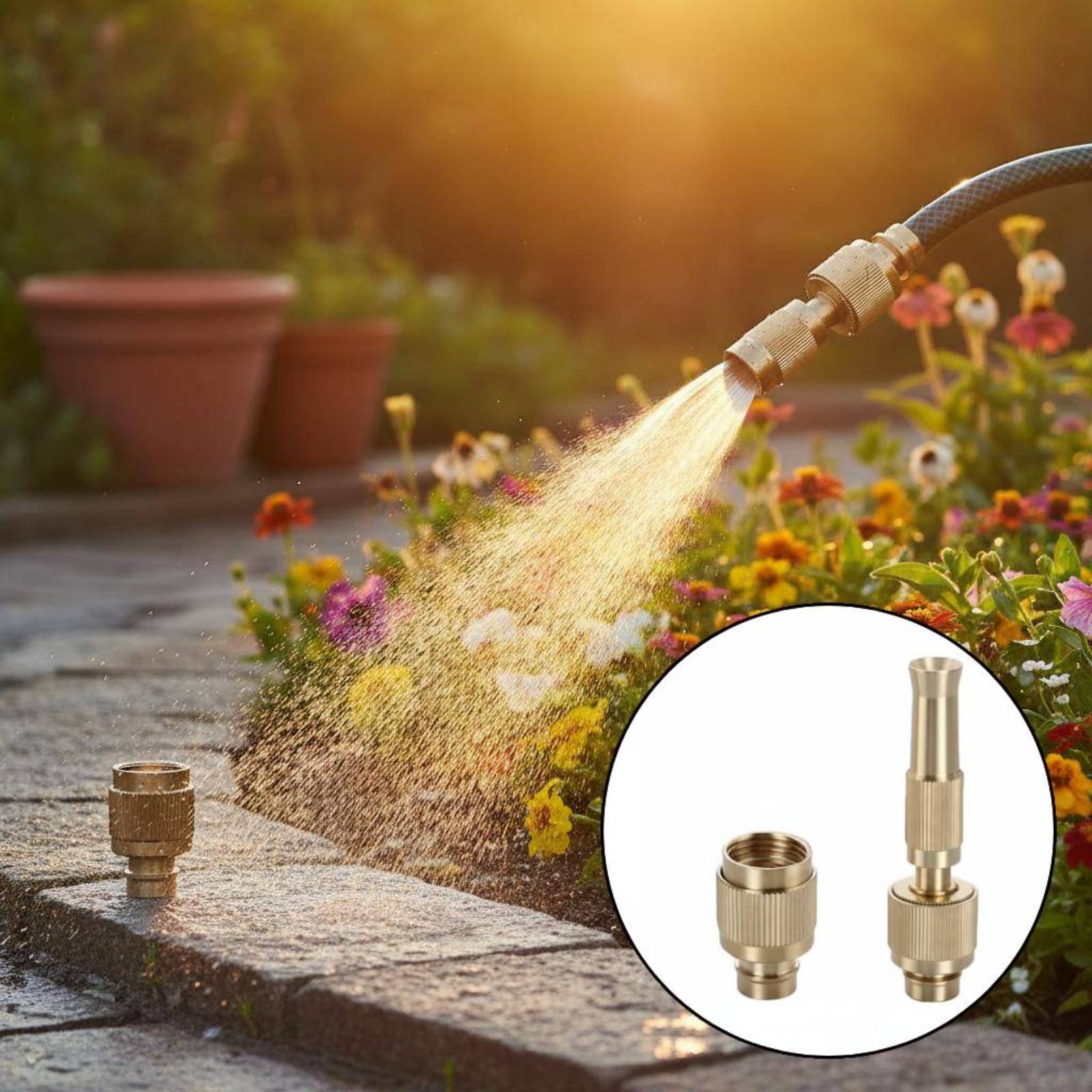 Brass Water Universal Connecto – Gardening Tools And Equipment Bewertung und Preis
