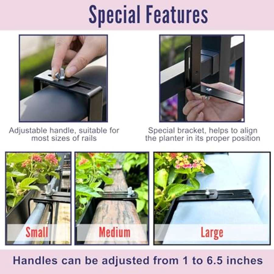 LaLaGreen Deck Railing Planter – Self-Watering Planter Bewertung und Preis