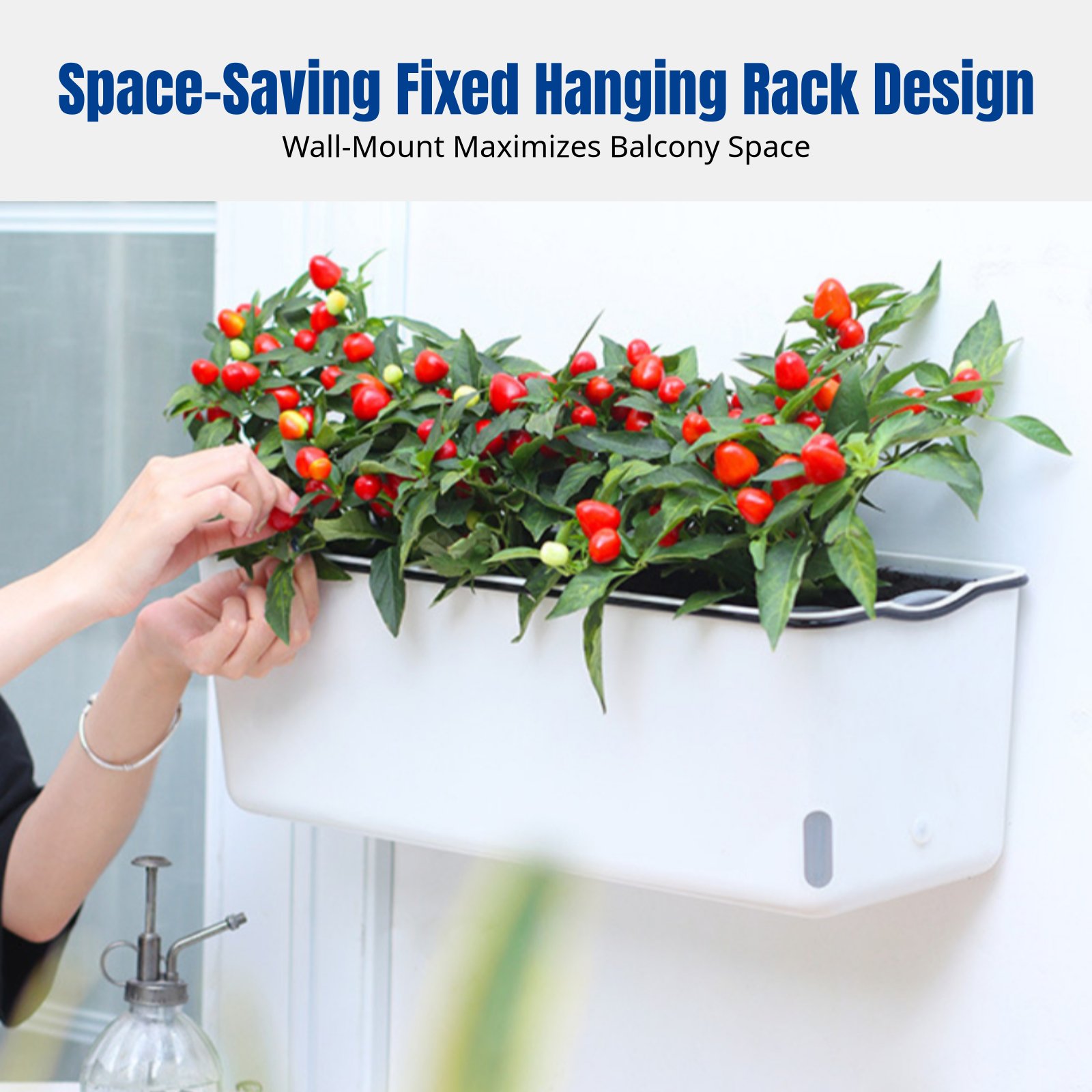 Balcony Hanging Flower Pot Rec – Self-Watering Planter Bewertung und Preis