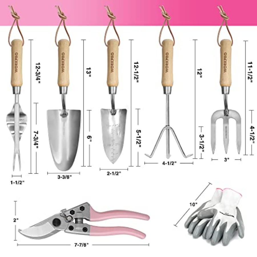 8-Piece Garden Tool Set, Stain – Gardening Tools Trowel Bewertung und Preis