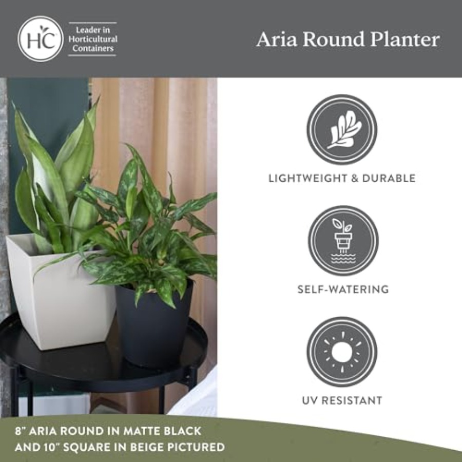 Aria Round Self-Watering Pot - – Self-Watering Planter Bewertung und Preis