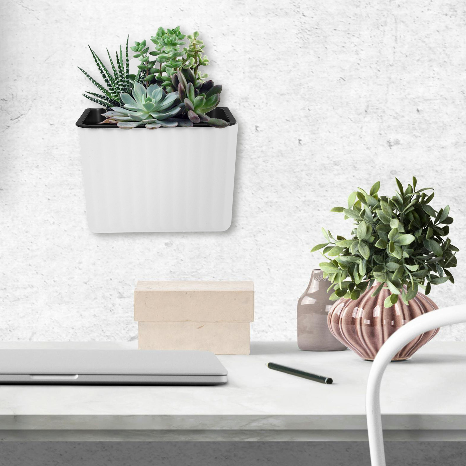 2Pcs Wall Mount Flower Pots Se – Self-Watering Planter Bewertung und Preis