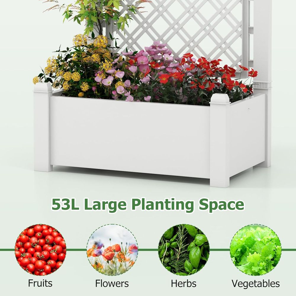 2-Piece Garden Planter with Tr – Self-Watering Planter Bewertung und Preis
