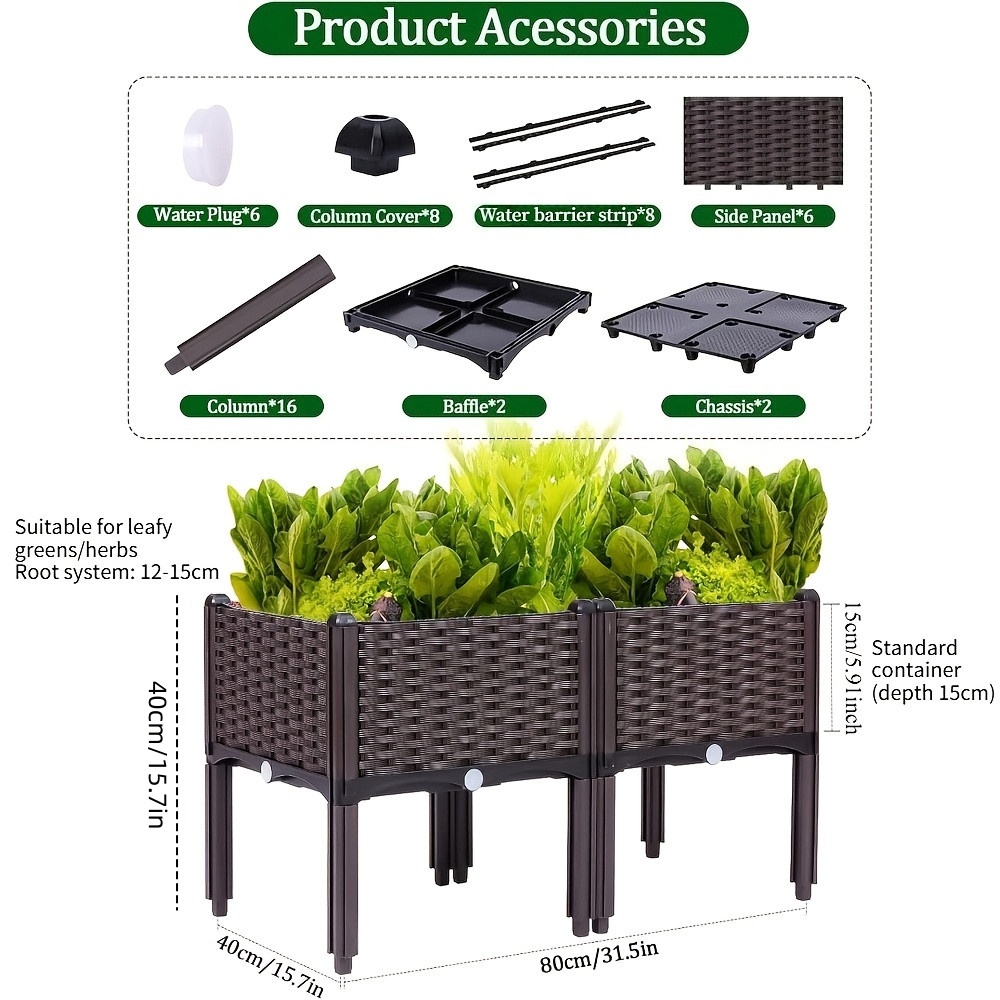 Garden Raised Bed, Elevated Fl – Self-Watering Planter Bewertung und Preis