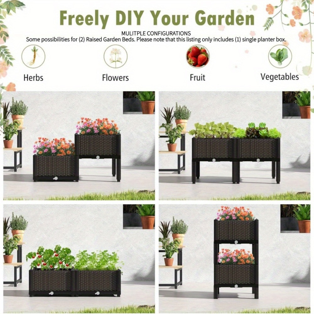 Garden Raised Bed, Elevated Fl – Self-Watering Planter Bewertung und Preis